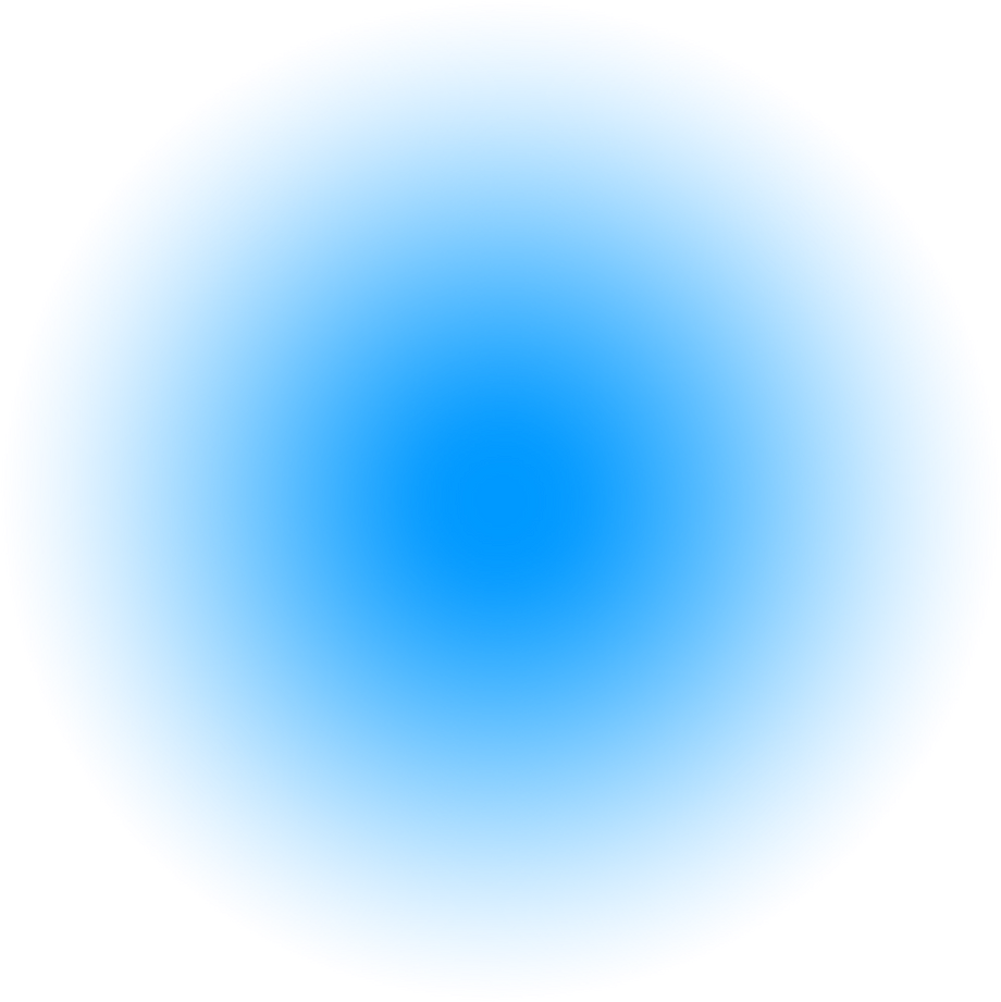 Blue blur circle